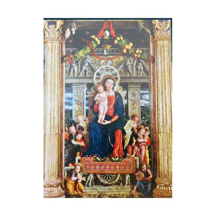 IMAGE PIEUSE : carte calendrier 1973 association de Sainte Rita