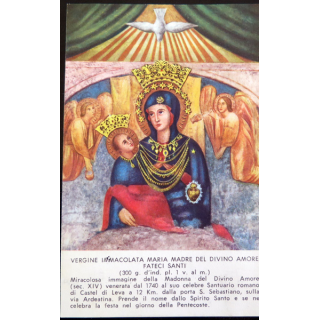 IMAGE PIEUSE : Prière à la vierge immaculée de Marie en italien