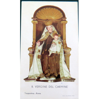 IMAGE PIEUSE : Prière à la vierge Del Carmine en italien