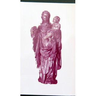 IMAGE PIEUSE : Image de la Vierge et de l'Enfant Jésus 7 x 11 cm