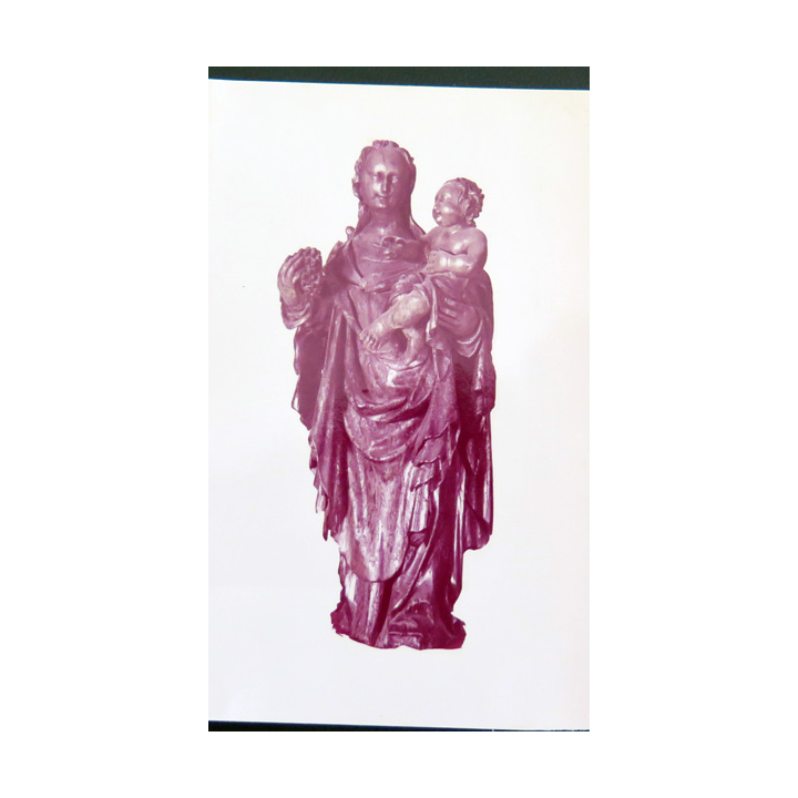 IMAGE PIEUSE : Image de la Vierge et de l'Enfant Jésus 7 x 11 cm