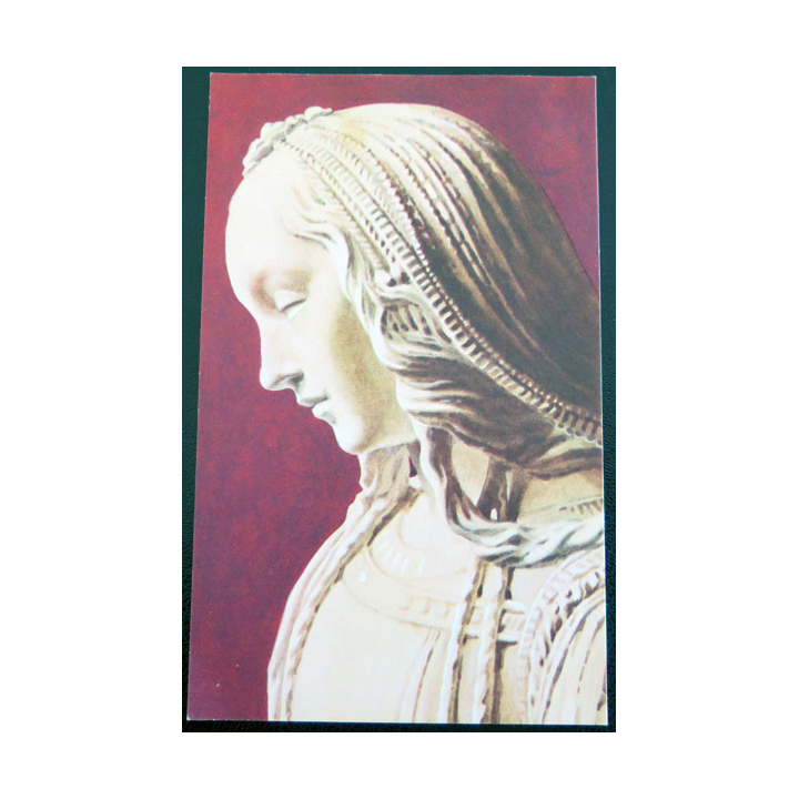 IMAGE PIEUSE : carte Grande neuvaine de l'Immaculée conception Prière 1969