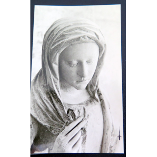IMAGE PIEUSE : image de la Vierge de Compassion Abbaye Saint Paul Wisques 7 x 11,5 cm