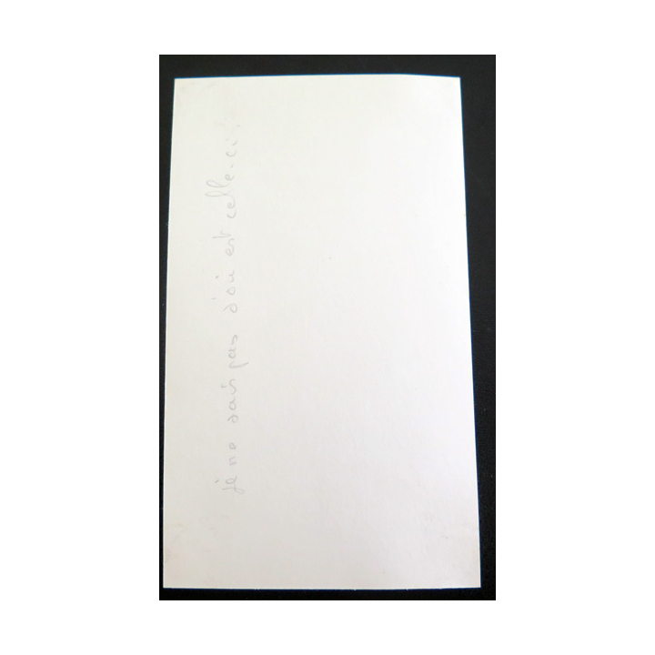 IMAGE PIEUSE : image de la Vierge Portant l'Enfant  7 x 12 cm