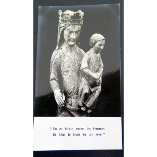 IMAGE PIEUSE : image de la Vierge Portant l'Enfant  7 x 12 cm