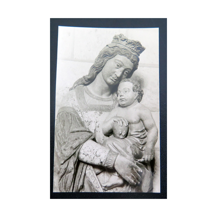 IMAGE PIEUSE : image de Notre Dame de Maurienval Abbaye Saint Paul Wisques 7 x 11,3 cm