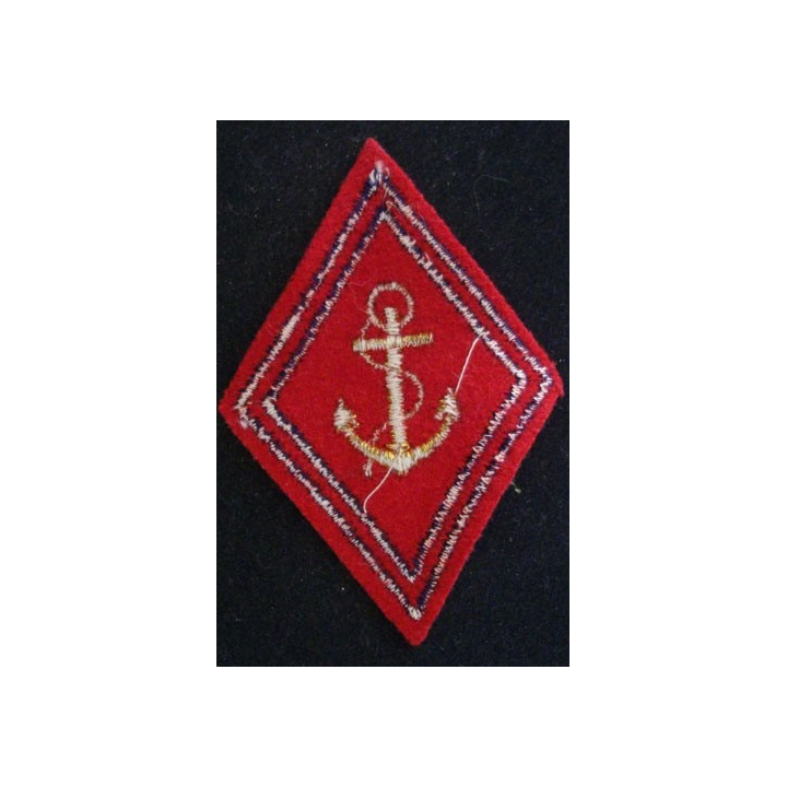 LOSANGE DE BRAS MODÈLE 45 : RAMA ARTILLERIE DE MARINE CADRE