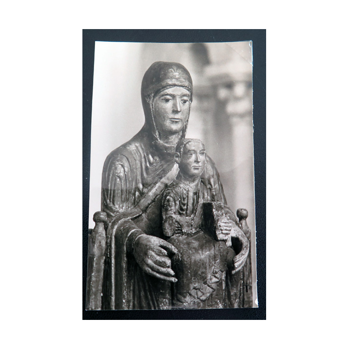 IMAGE PIEUSE : image de Notre dame du Mont Cornadore Abbaye Saint Paul de Wisques 7 x 11,5 cm