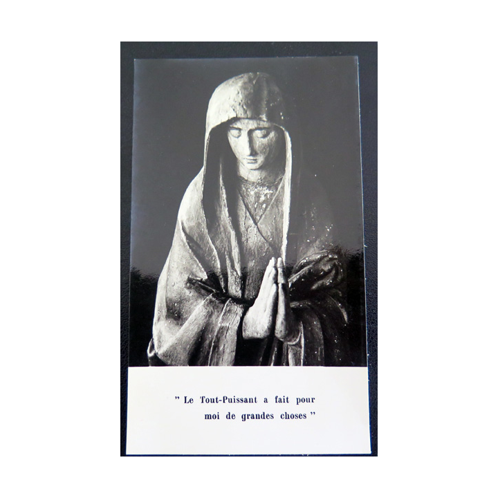 IMAGE PIEUSE : image de la Vierge  7 x 12 cm