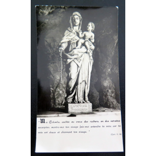 IMAGE PIEUSE : Image de la Vierge de la Sainte Baume  6,9 x 12 cm
