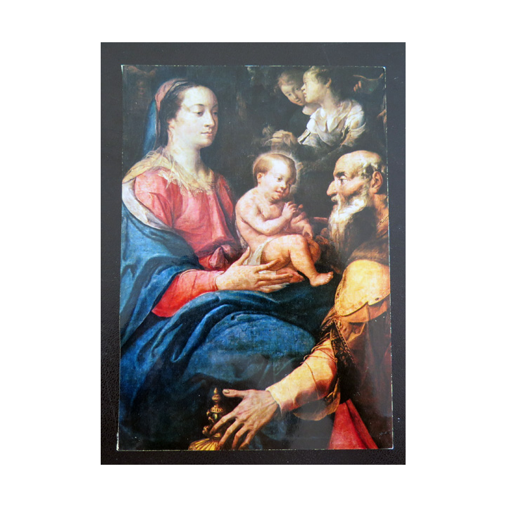 IMAGE PIEUSE : Carte postale de l'adoration des mages de Vignon Le Vieux
