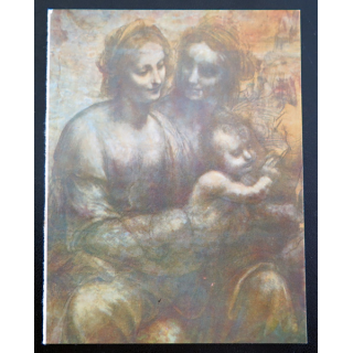 IMAGE PIEUSE : Carte postale de la Vierge et l'enfant 10 x 17,2 cm