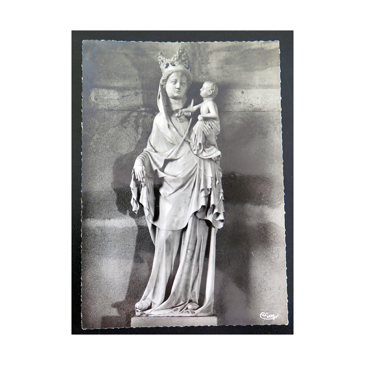 IMAGE PIEUSE : Carte postale de La Vierge à l'Enfant Bourbonne Les Bains