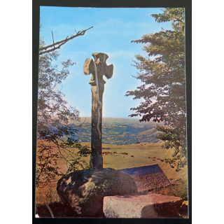IMAGE PIEUSE : Carte postale Croix de l'Apparition Cheylade La Font-Sainte