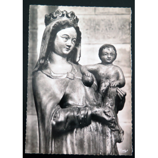 IMAGE PIEUSE : Carte postale de la Vierge Miraculeuse du Prieuré de Bourbon-les-Bains