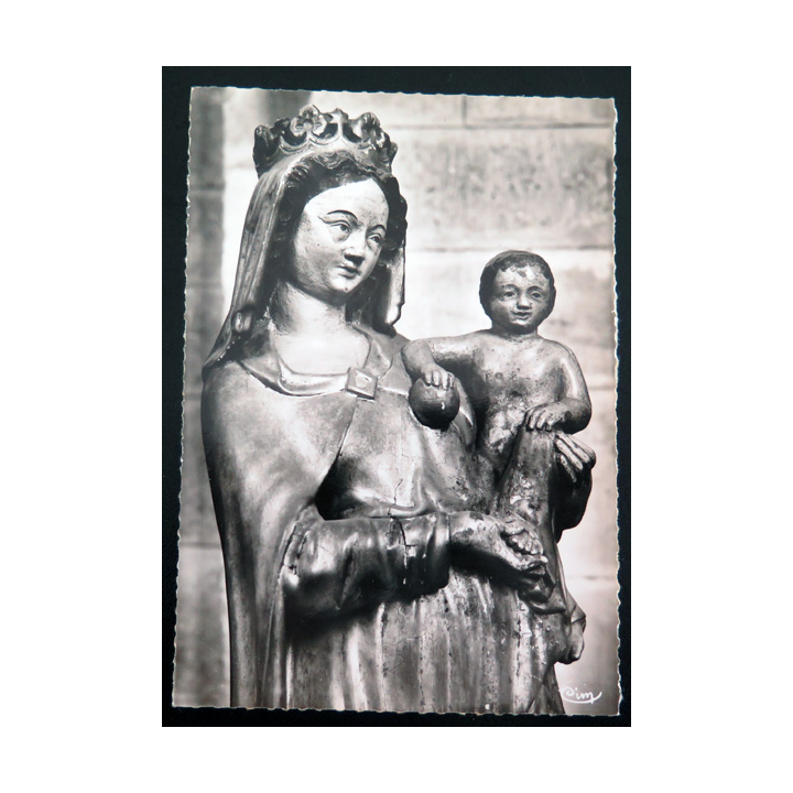 IMAGE PIEUSE : Carte postale de la Vierge Miraculeuse du Prieuré de Bourbon-les-Bains