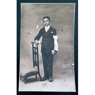 IMAGE PIEUSE : Carte postale de première communion 1926