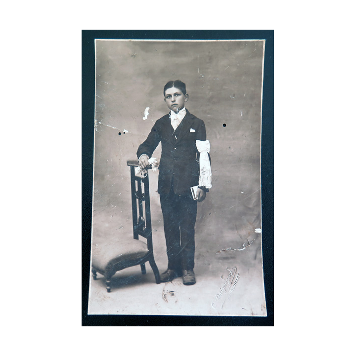 IMAGE PIEUSE : Carte postale de première communion 1926