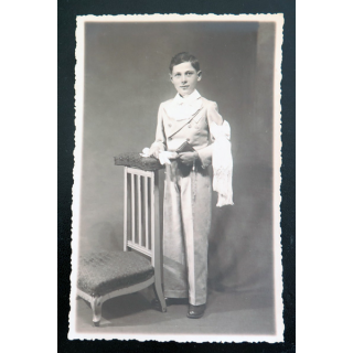 IMAGE PIEUSE : Carte postale de première communion