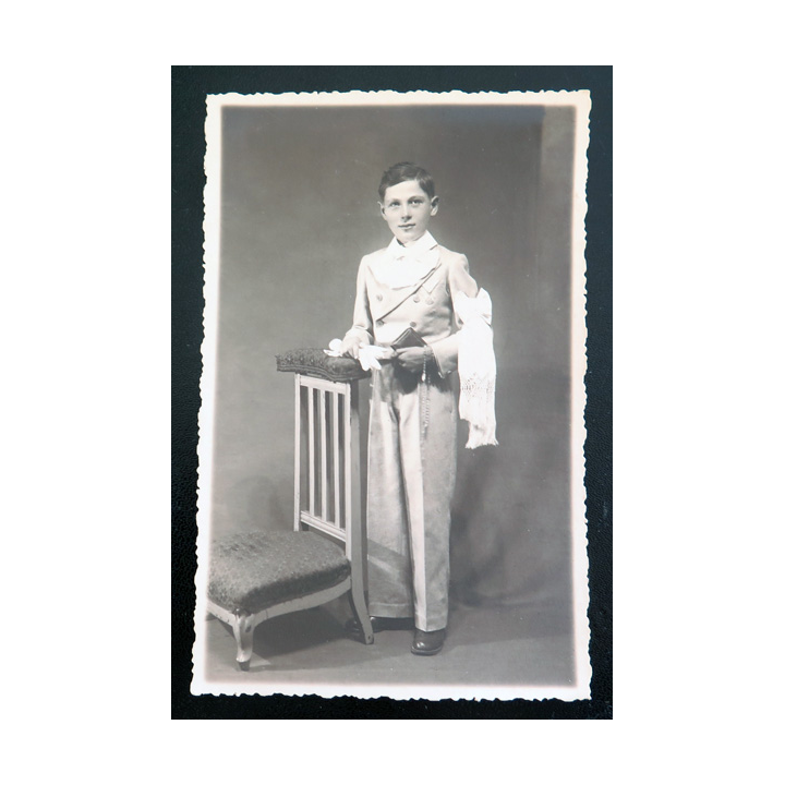 IMAGE PIEUSE : Carte postale de première communion