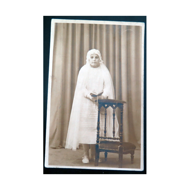 IMAGE PIEUSE : Carte postale de première communion