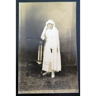 IMAGE PIEUSE : Carte postale de première communion