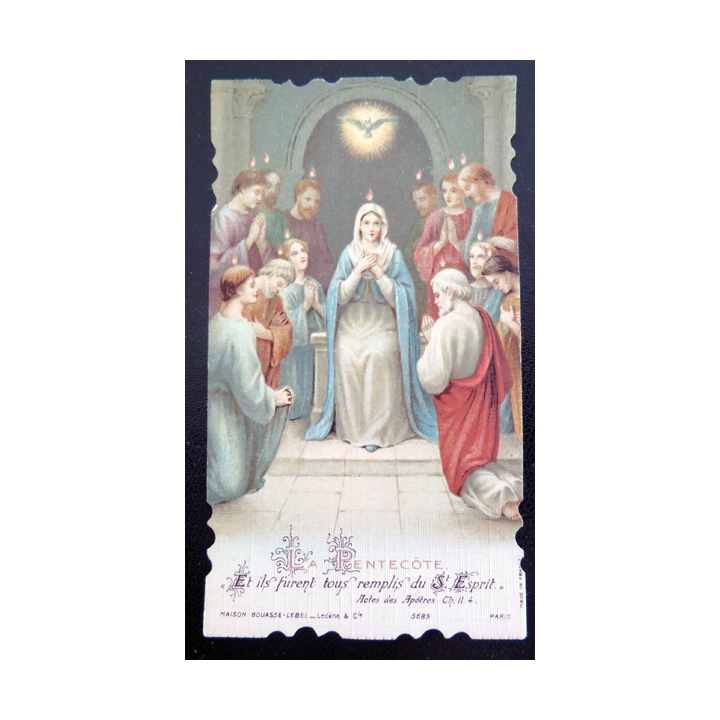 IMAGE PIEUSE : carte de confirmation 1932 6 x 11 cm