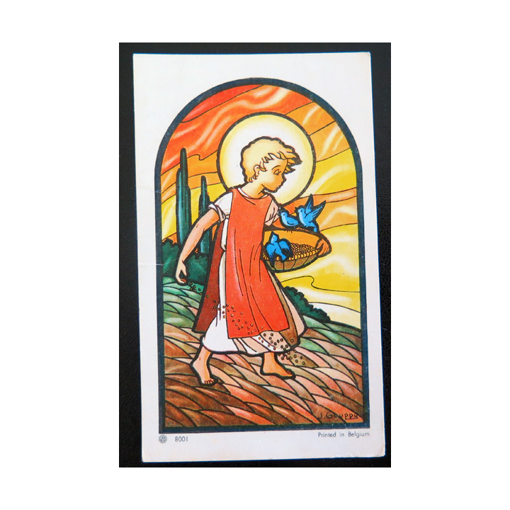 IMAGE PIEUSE : Image pieuse de la sainte Enfance 6,5 x 11 cm