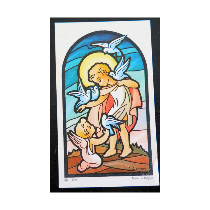 IMAGE PIEUSE : Image pieuse de la sainte Enfance 6,5 x 11 cm