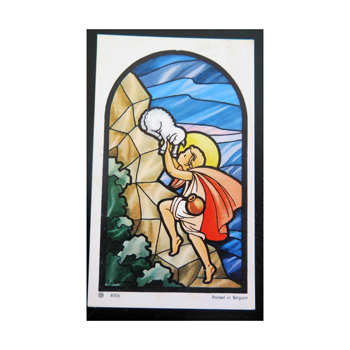 IMAGE PIEUSE : Image pieuse de la sainte Enfance 6,5 x 11 cm