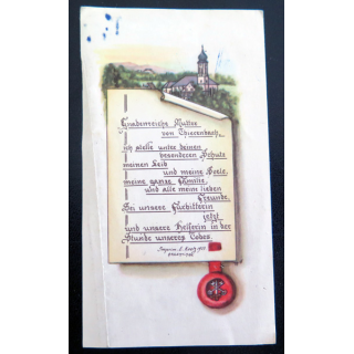 IMAGE PIEUSE : Image pieuse allemande 6,5 x 11,5 cm