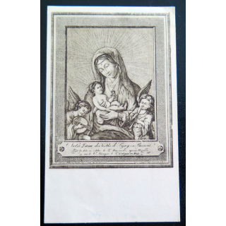 IMAGE PIEUSE : Image pieuse de Notre Dame des vertus de Ligny-en Barrois  6 x 10 cm