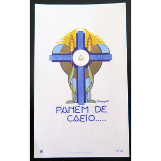 IMAGE PIEUSE : Image de première communion 6,6 x 11 cm