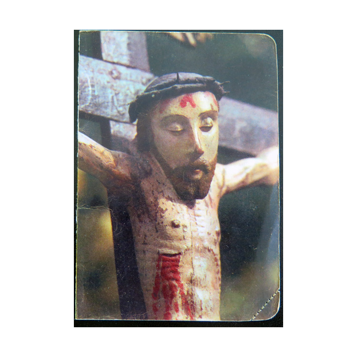 IMAGE PIEUSE : photo du Christ XIII° siècle Carmel Notre Dame de paris 9,5 x 13,5 cm