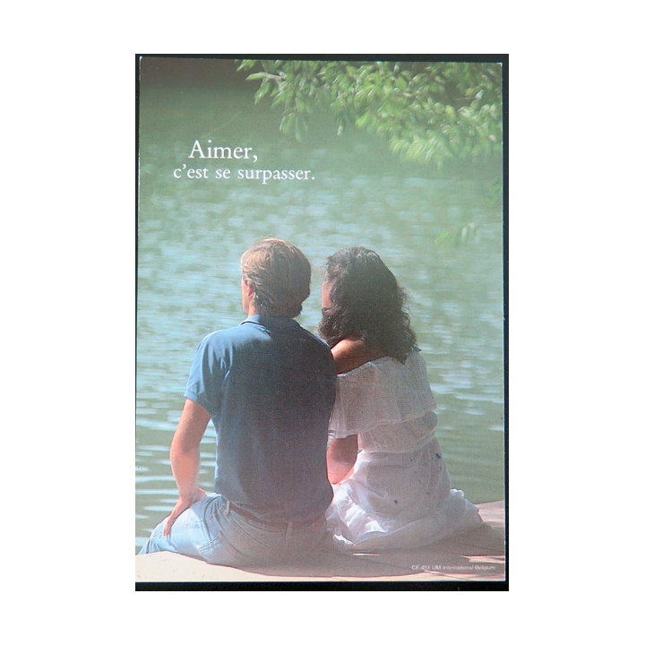 IMAGE PIEUSE : Carte Aimer c'est se surpasser