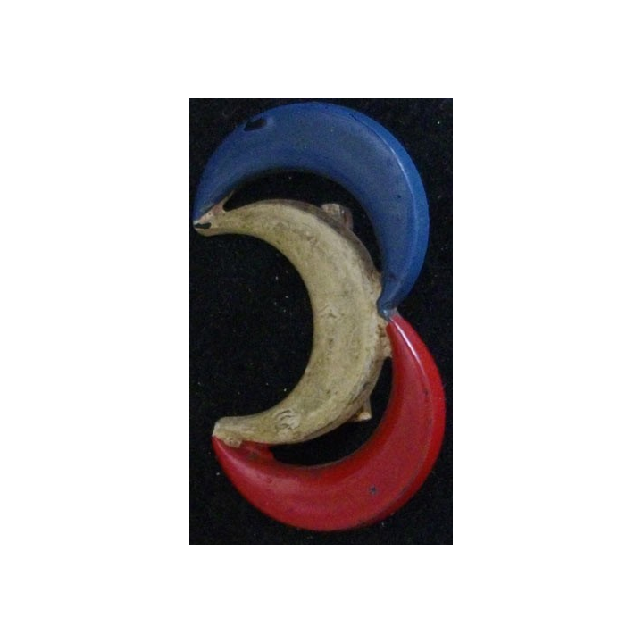 3° DIA : insigne de la 3° division d'infanterie algérienne de fabrication locale en bakélite peinte de 38 mm de hauteur