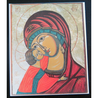 IMAGE PIEUSE : Carte des Bénédictines de Savigny sur Grosne 9,7 x 11 cm