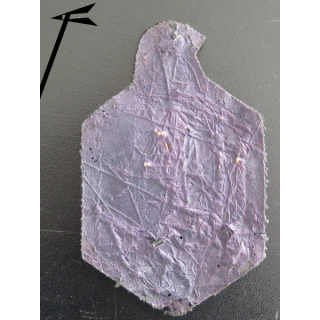 6° REG : Insigne tissu du 6° Régiment étranger de Génie en cannetille hauteur 12,5 cm