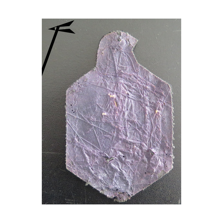 6° REG : Insigne tissu du 6° Régiment étranger de Génie en cannetille hauteur 12,5 cm