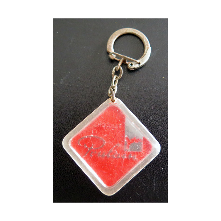 copie de Porte clefs Vintage des années 1950-1960 : chocolat Poulain