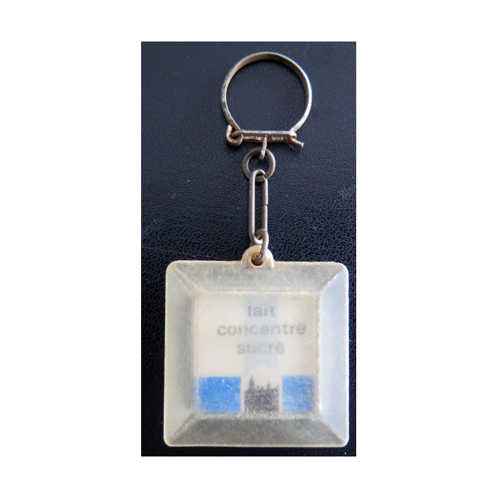 Porte clefs Vintage des années 1950-1960 : lait Montblanc