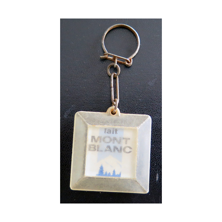 Porte clefs Vintage des années 1950-1960 : lait Montblanc