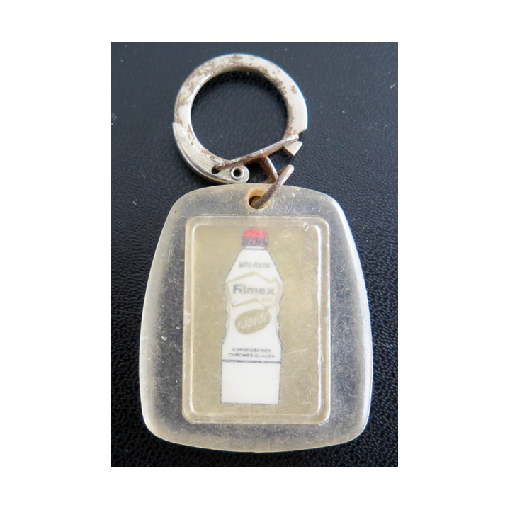 Porte clefs Vintage des années 1950-1960 : Auto polish Filmex