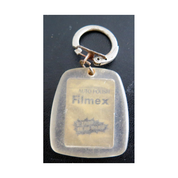 Porte clefs Vintage des années 1950-1960 : Auto polish Filmex