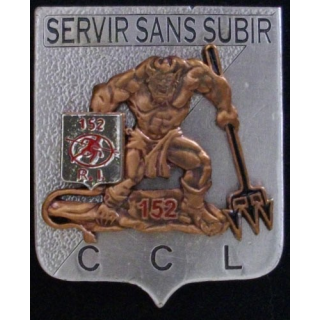 152° RI : 152°RÉGIMENT D'INFANTERIE CCL
