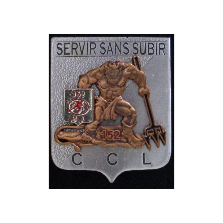 152° RI : 152°RÉGIMENT D'INFANTERIE CCL