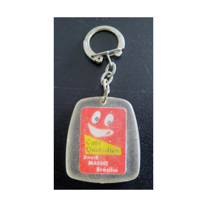 Porte clefs Vintage des années 1950-1960 : Café quotidien