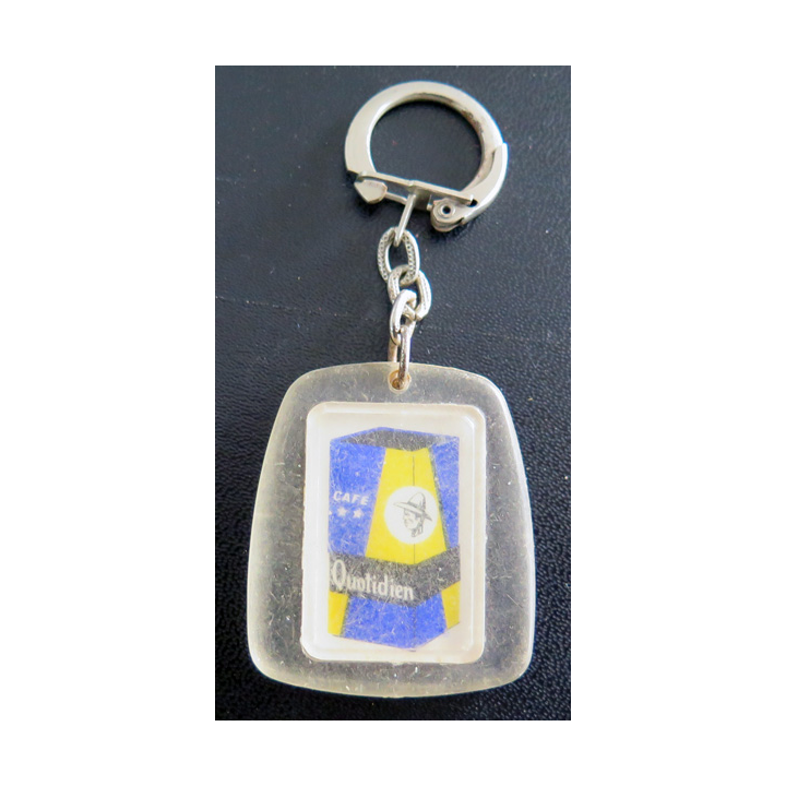 Porte clefs Vintage des années 1950-1960 : Café quotidien