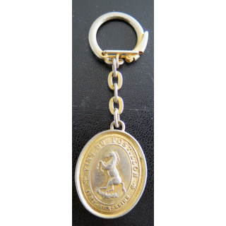 Porte clefs Vintage des années 1950-1960 : Les Vins du Postillon Ivry-Sur-Seine