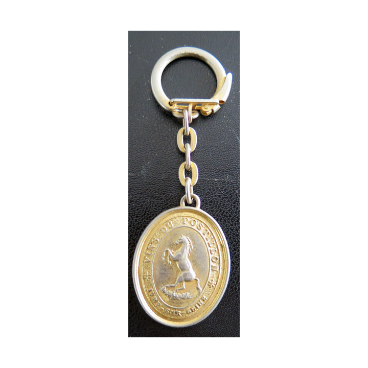 Porte clefs Vintage des années 1950-1960 : Les Vins du Postillon Ivry-Sur-Seine